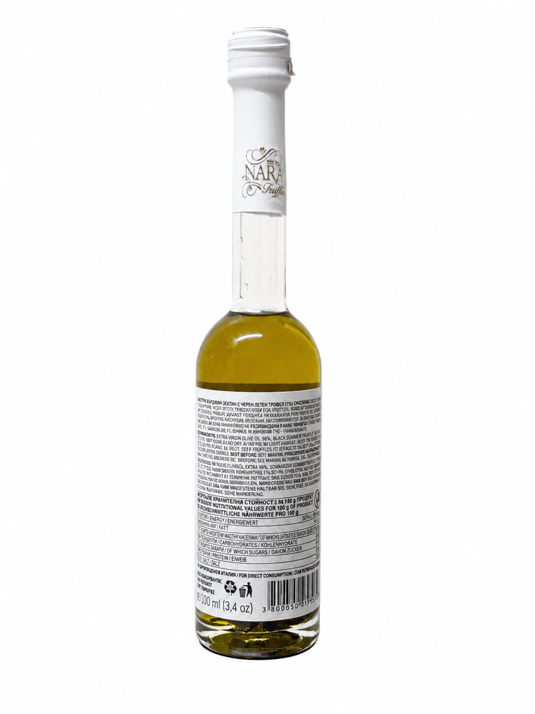Natives Olivenöl Extra mit schwarzem Trüffel 1% — 100ml – Bild 2